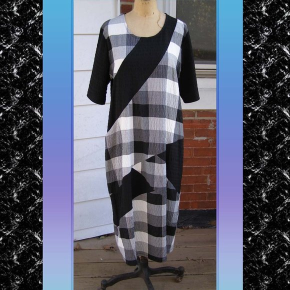 NEW Plus size 1X Parmo & Sinyorita Plaid Dress - Picture 1 of 7